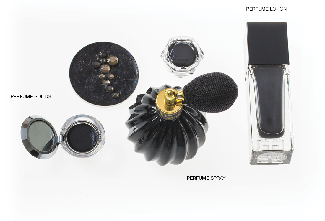 Fragrance Products - Perfume Solids, Perfume Spray, Perfume Lotion